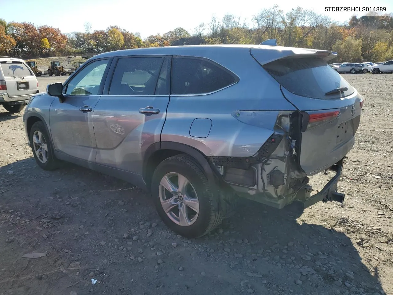 2020 Toyota Highlander L VIN: 5TDBZRBH0LS014889 Lot: 77451414