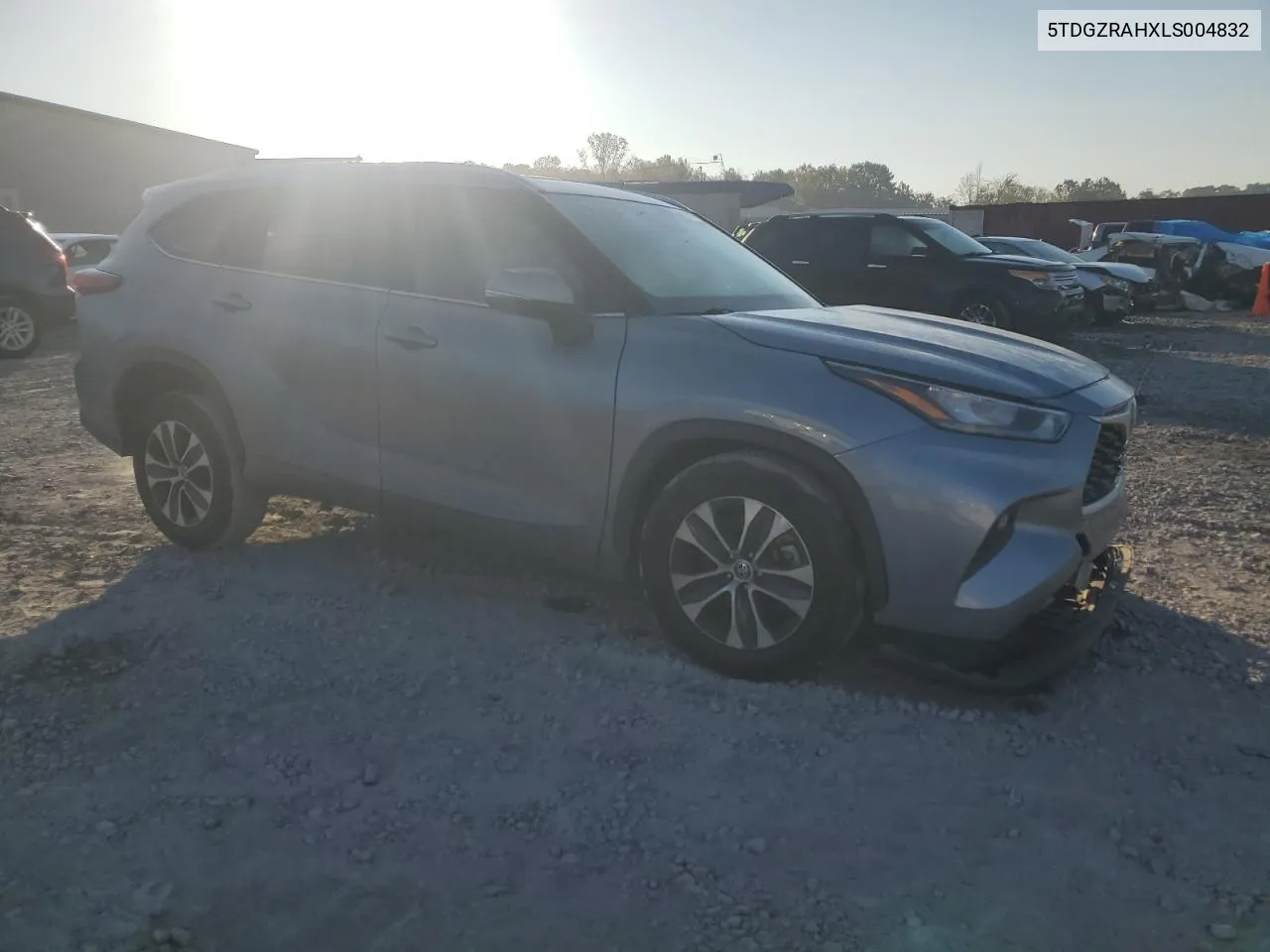 2020 Toyota Highlander Xle VIN: 5TDGZRAHXLS004832 Lot: 77782604