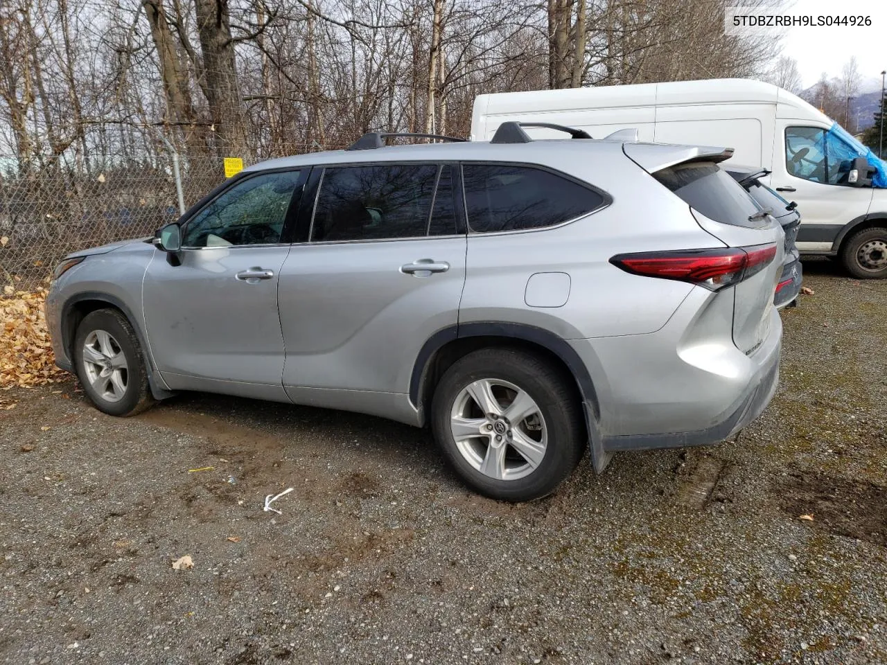 2020 Toyota Highlander L VIN: 5TDBZRBH9LS044926 Lot: 78068624