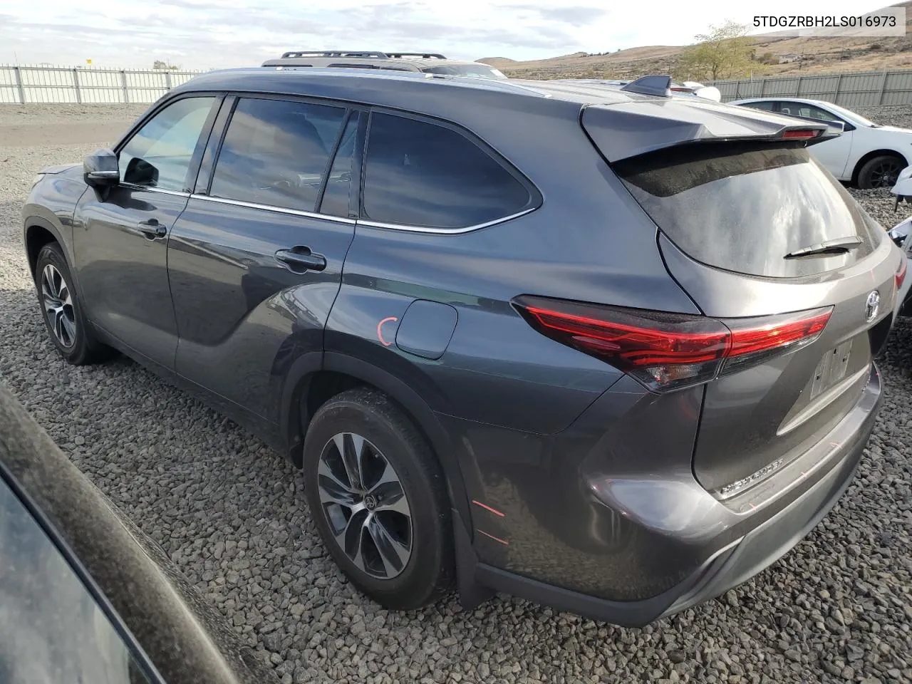 2020 Toyota Highlander Xle VIN: 5TDGZRBH2LS016973 Lot: 78330594