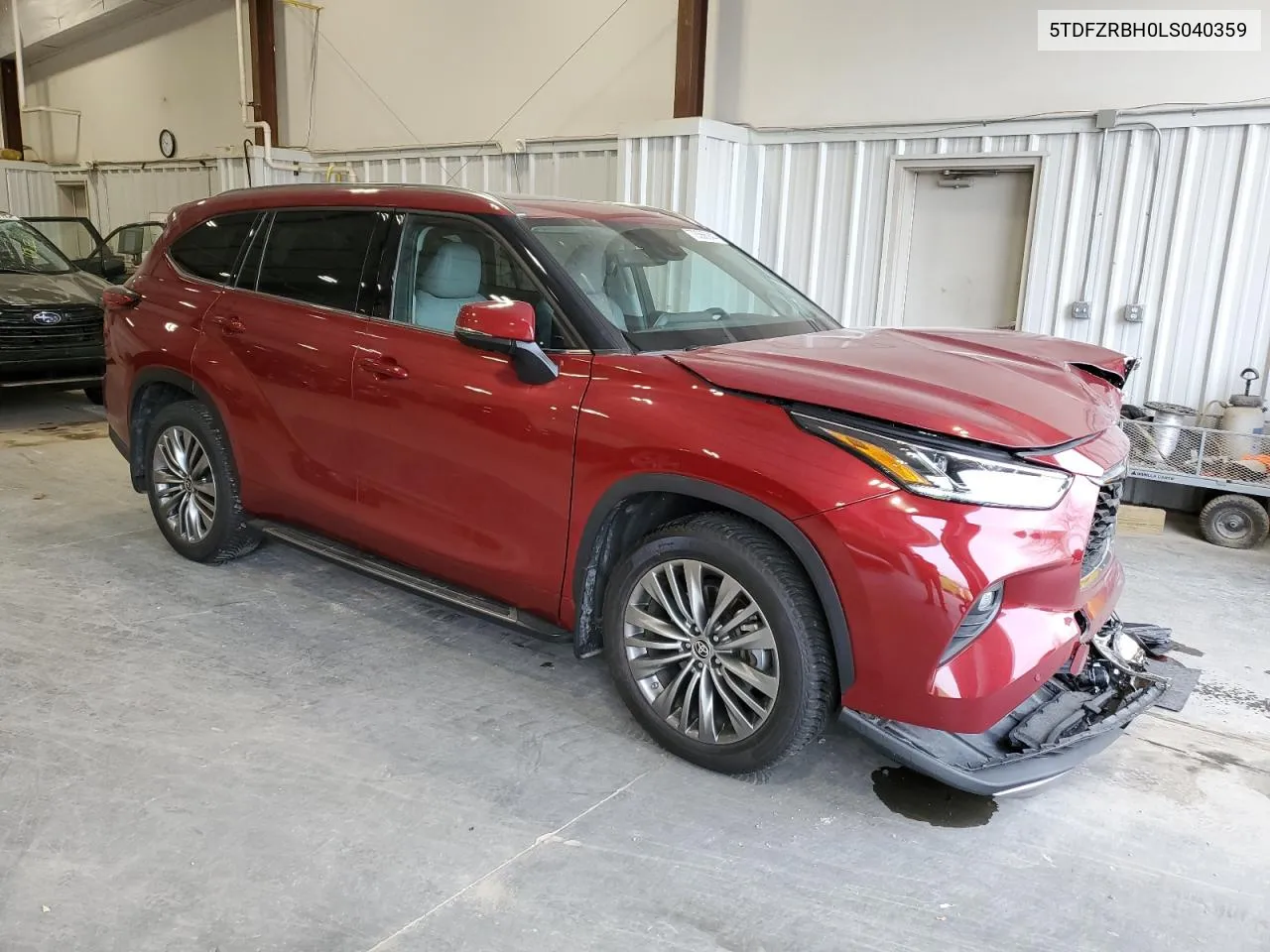 2020 Toyota Highlander Platinum VIN: 5TDFZRBH0LS040359 Lot: 78366944