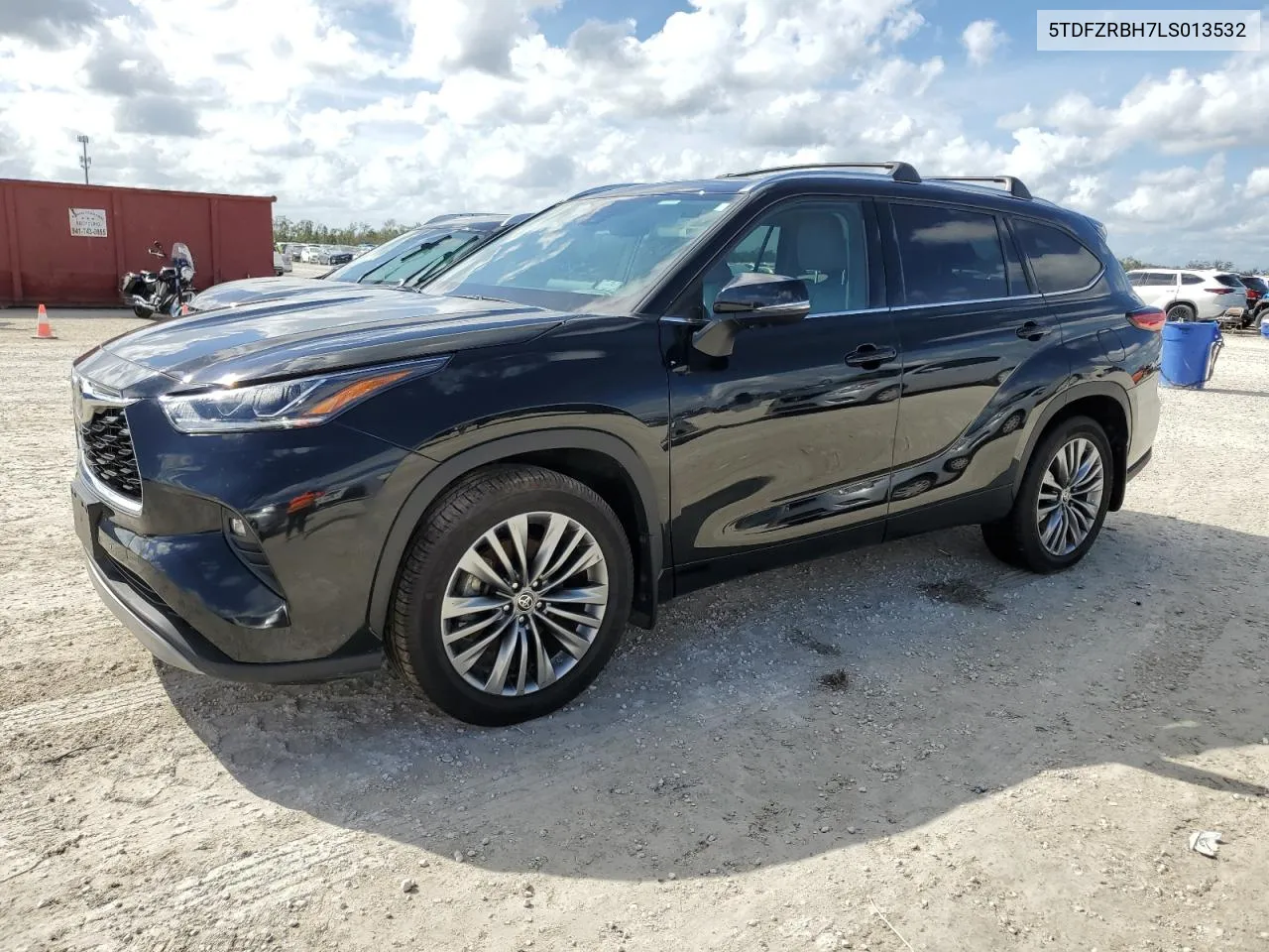 2020 Toyota Highlander Platinum VIN: 5TDFZRBH7LS013532 Lot: 80118794