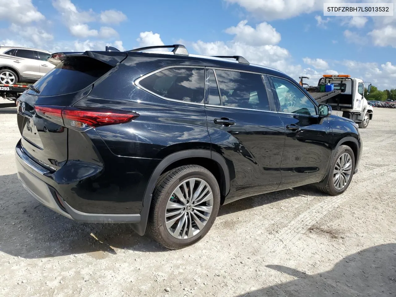 2020 Toyota Highlander Platinum VIN: 5TDFZRBH7LS013532 Lot: 80118794