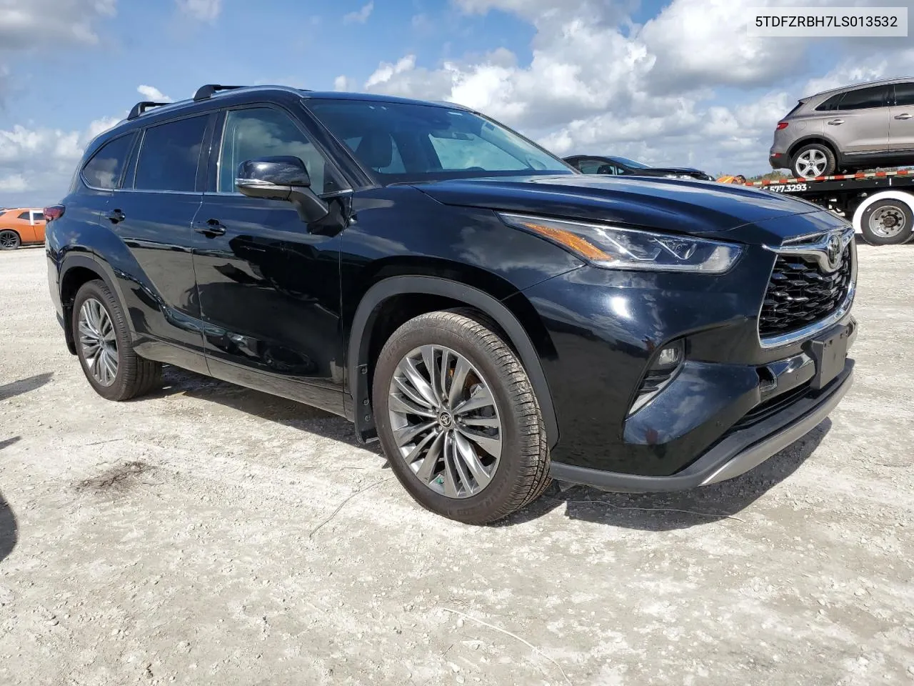 2020 Toyota Highlander Platinum VIN: 5TDFZRBH7LS013532 Lot: 80118794