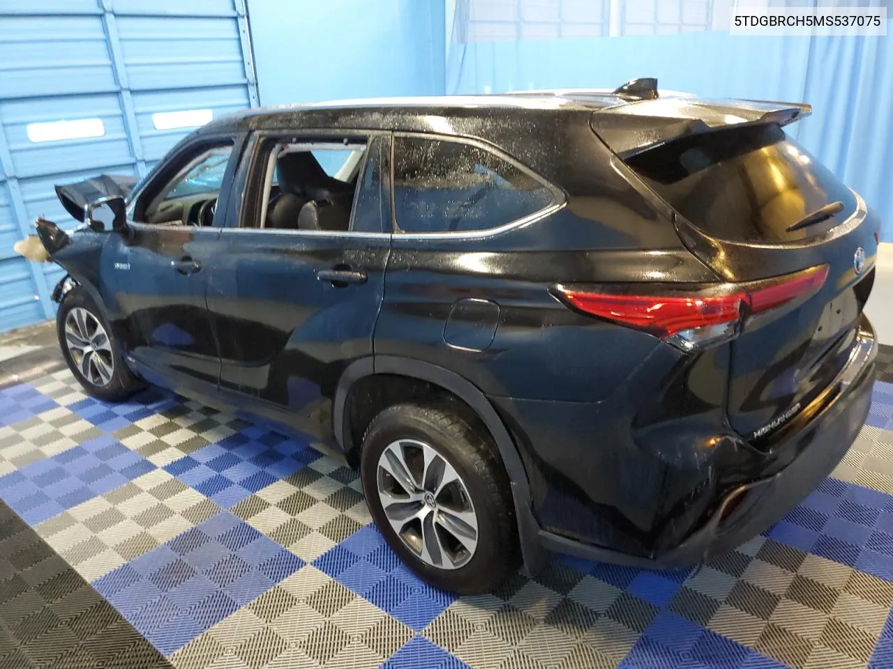 2021 Toyota Highlander Hybrid Xle VIN: 5TDGBRCH5MS537075 Lot: 55343024