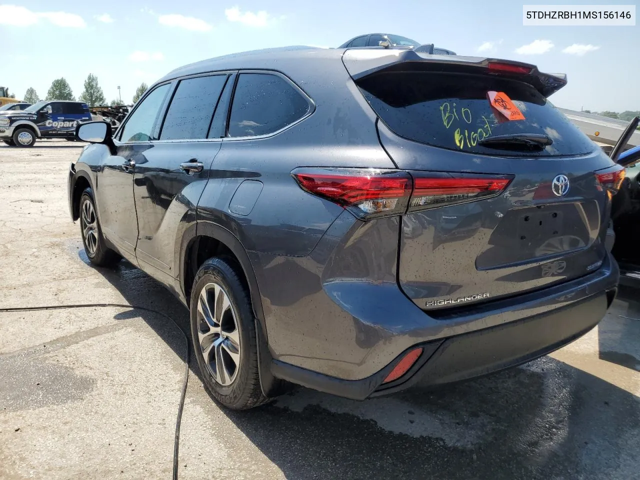 2021 Toyota Highlander Xle VIN: 5TDHZRBH1MS156146 Lot: 55847724