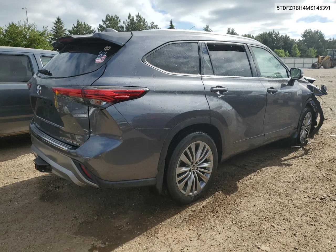 2021 Toyota Highlander Platinum VIN: 5TDFZRBH4MS145391 Lot: 55906394