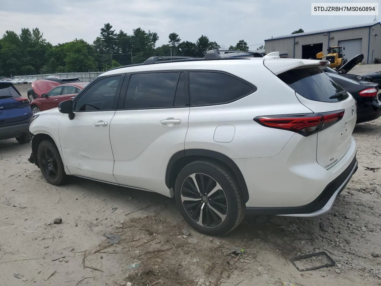 2021 Toyota Highlander Xse VIN: 5TDJZRBH7MS060894 Lot: 60619424