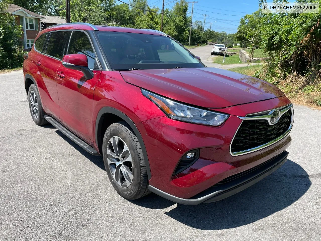 2021 Toyota Highlander Xle VIN: 5TDHZRAH6MS522006 Lot: 61946744