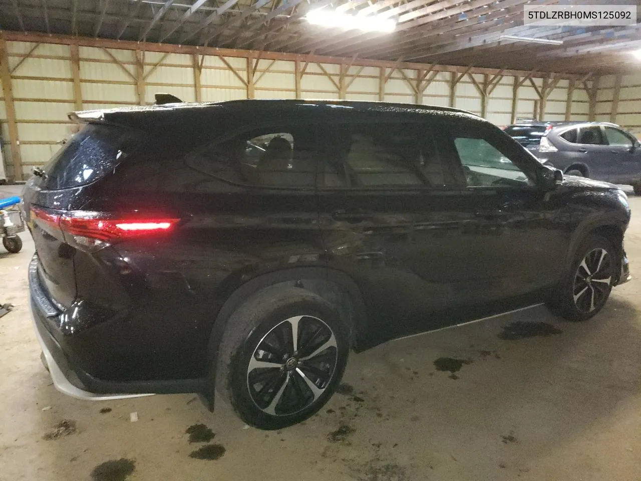 2021 Toyota Highlander Xse VIN: 5TDLZRBH0MS125092 Lot: 62120974