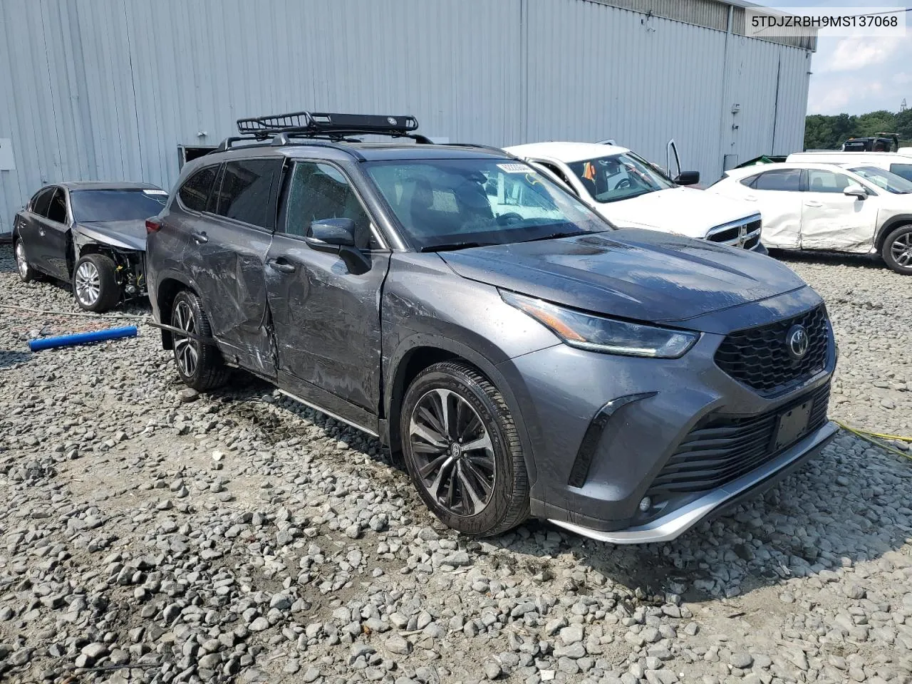 2021 Toyota Highlander Xse VIN: 5TDJZRBH9MS137068 Lot: 62220644