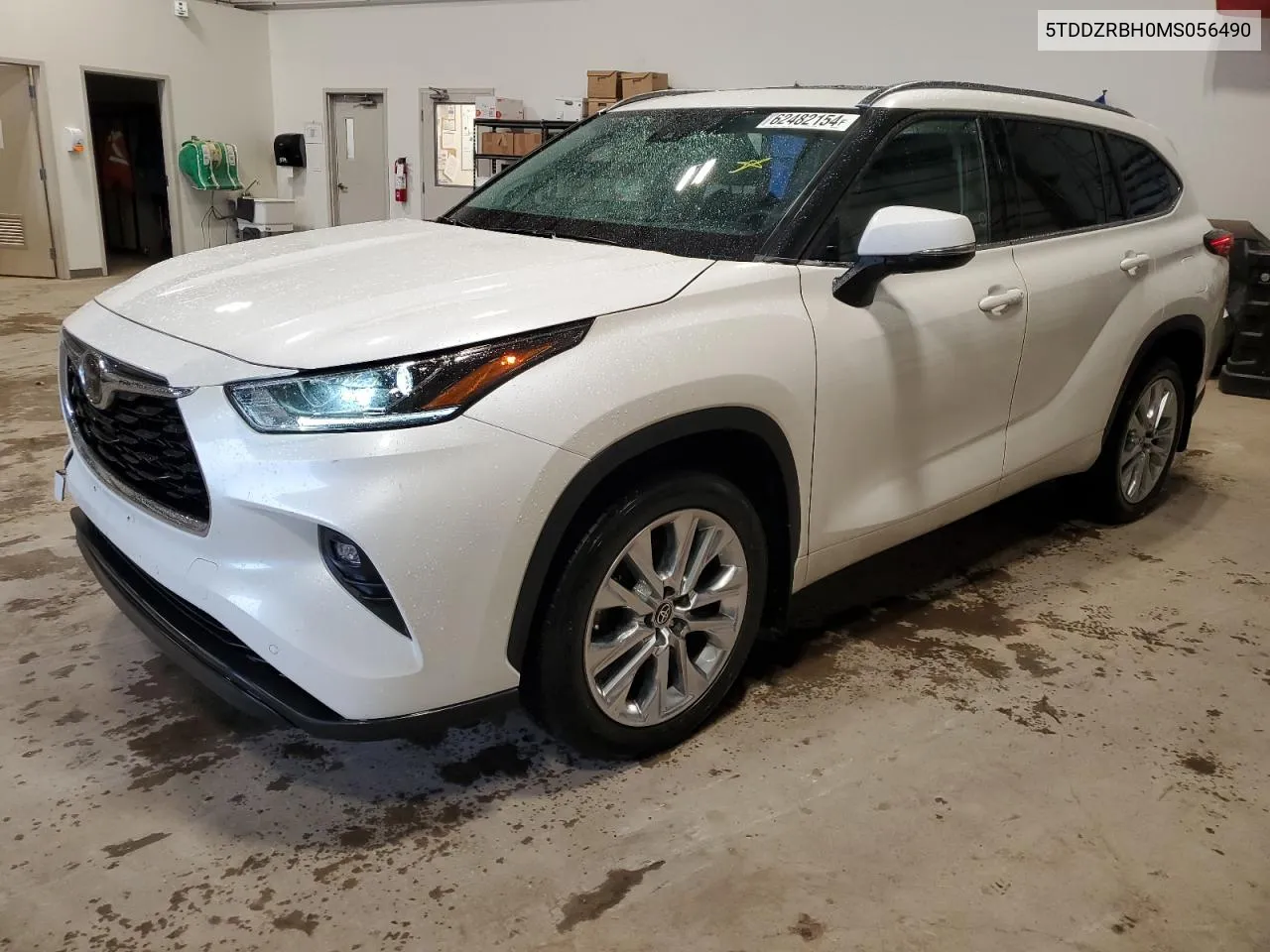 2021 Toyota Highlander Limited VIN: 5TDDZRBH0MS056490 Lot: 62482154