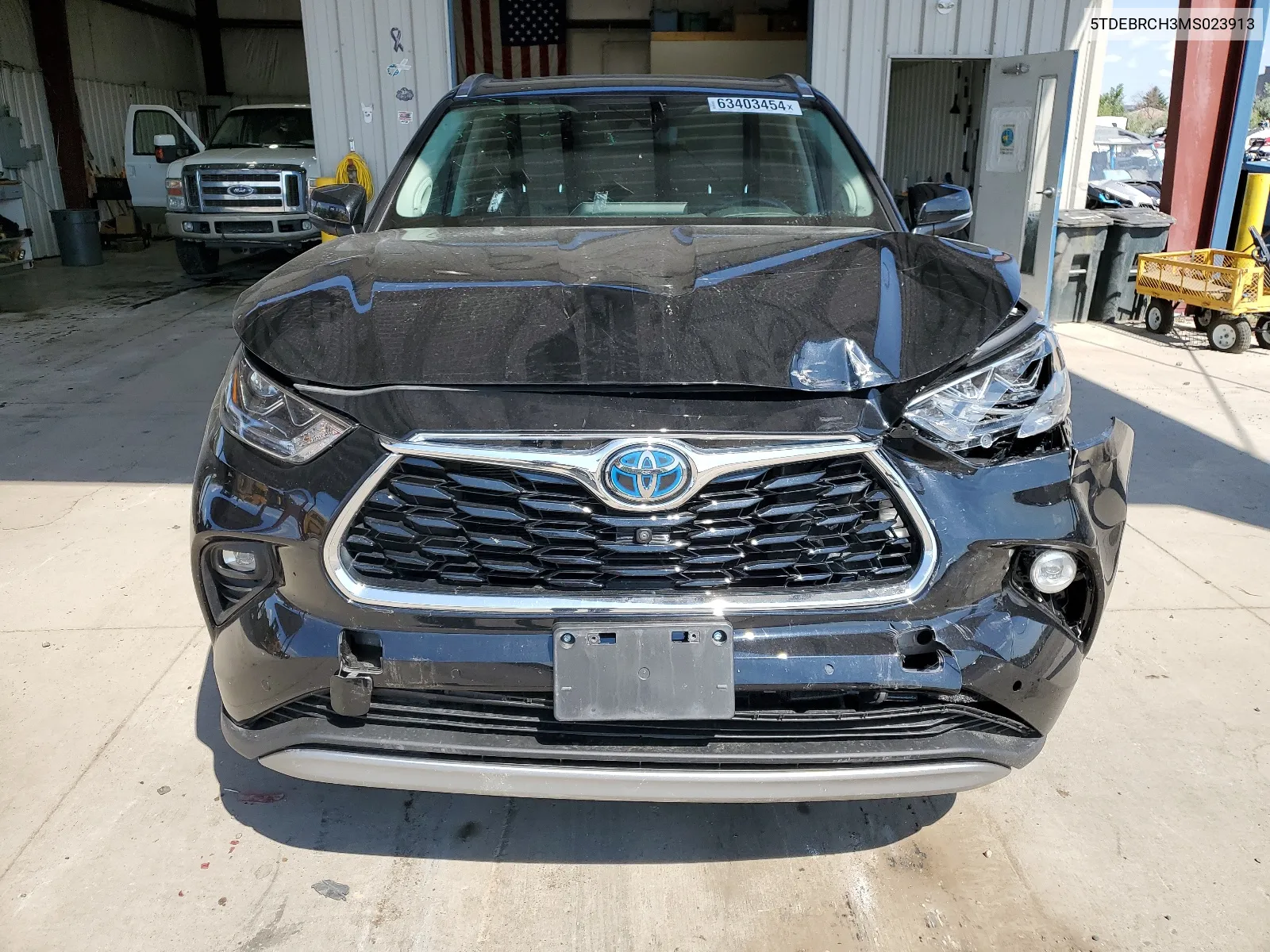 5TDEBRCH3MS023913 2021 Toyota Highlander Hybrid Platinum