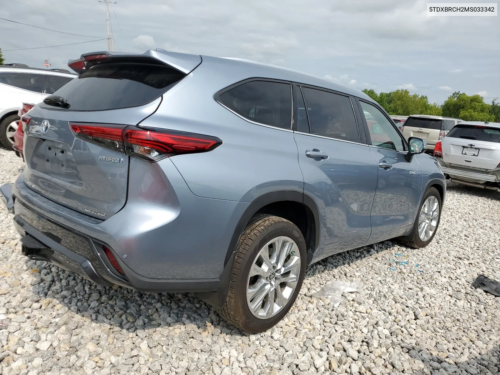 2021 Toyota Highlander Hybrid Limited VIN: 5TDXBRCH2MS033342 Lot: 63798134