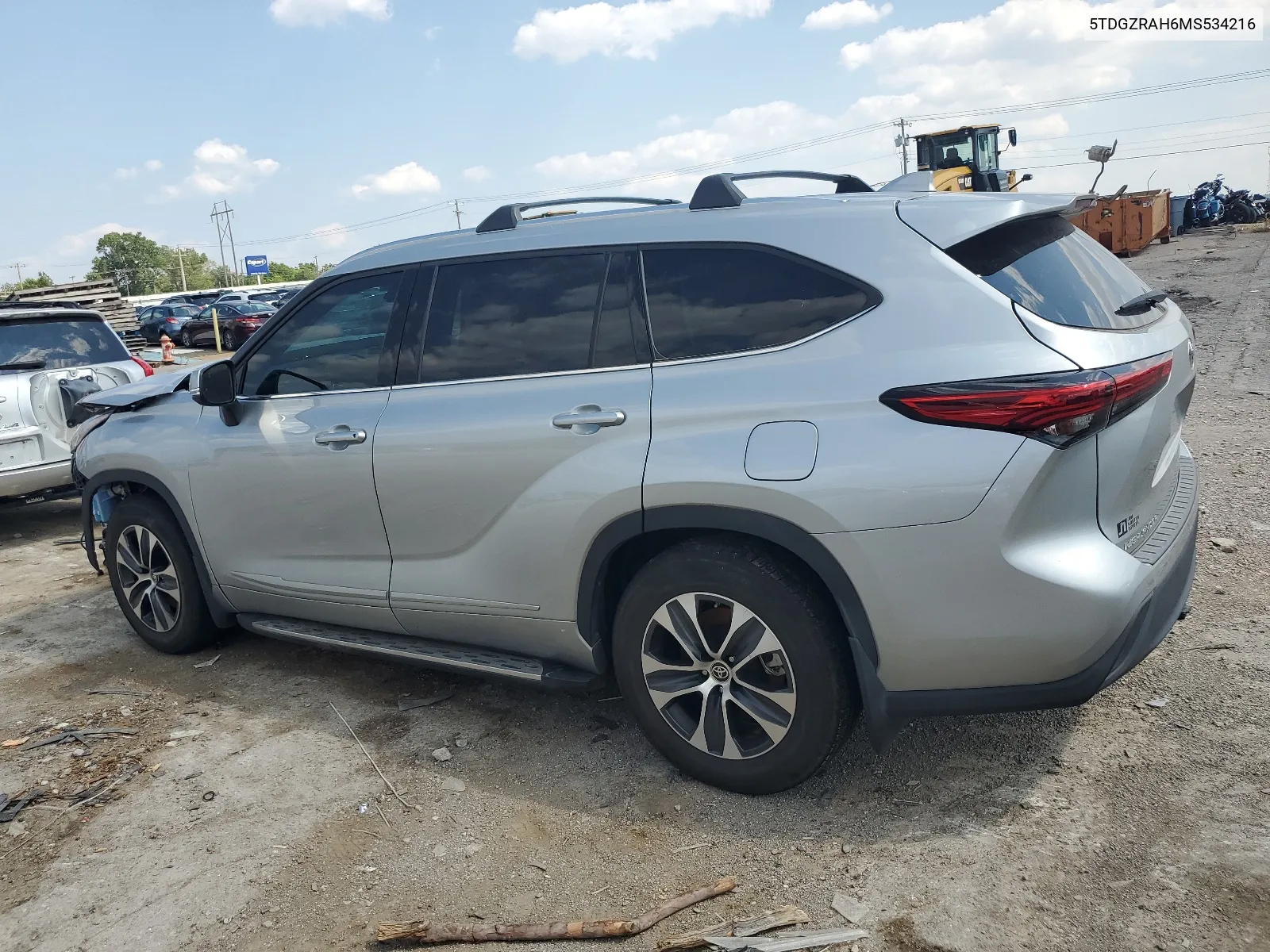 2021 Toyota Highlander Xle VIN: 5TDGZRAH6MS534216 Lot: 63843914