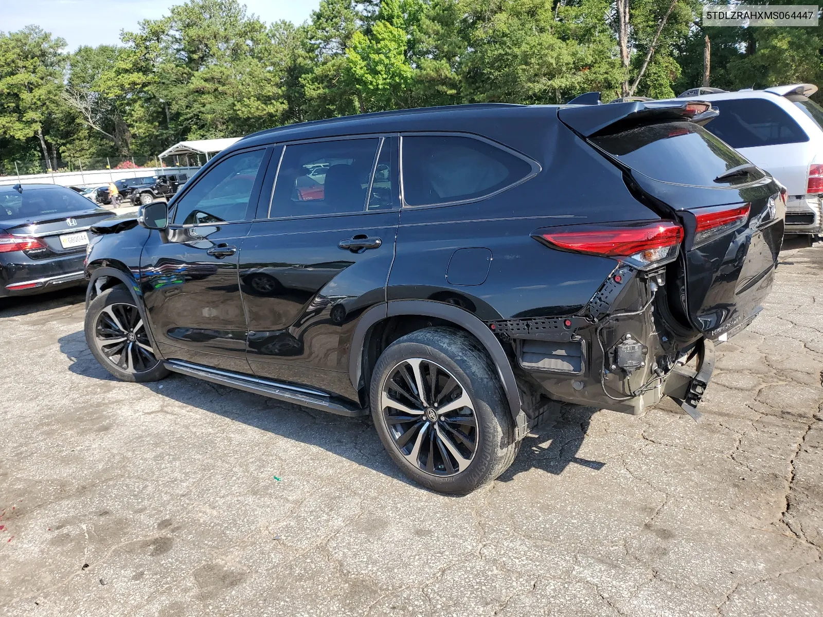 2021 Toyota Highlander Xse VIN: 5TDLZRAHXMS064447 Lot: 64025334