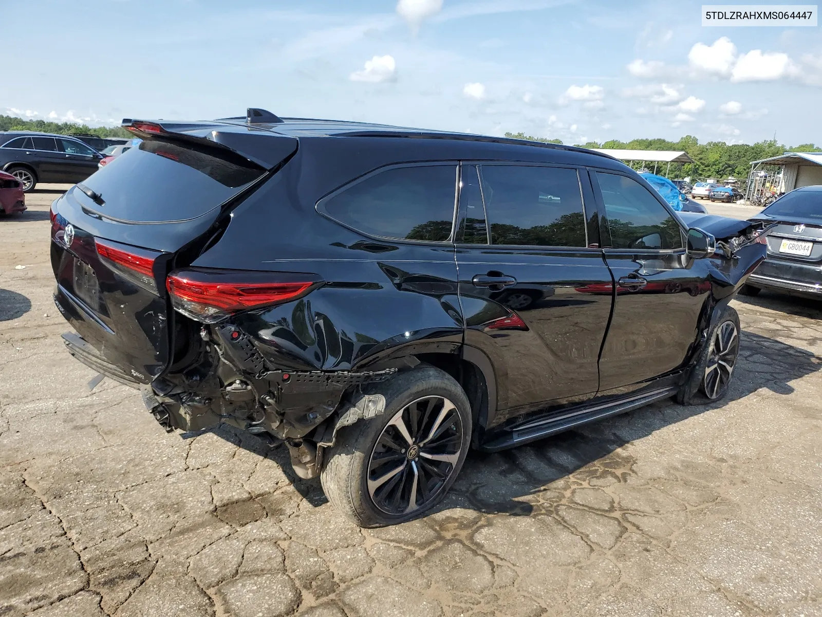 2021 Toyota Highlander Xse VIN: 5TDLZRAHXMS064447 Lot: 64025334