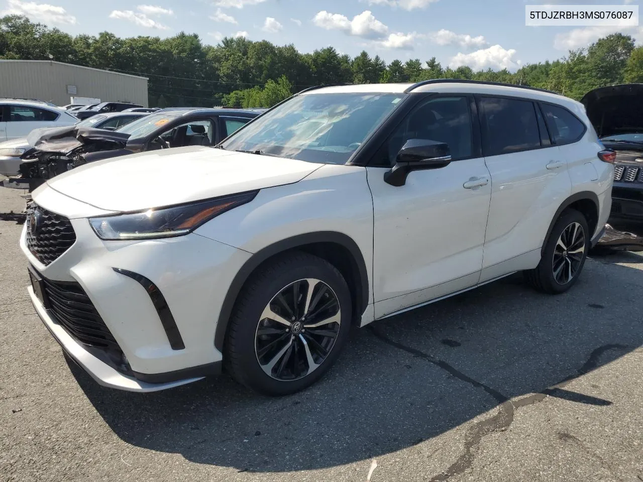 2021 Toyota Highlander Xse VIN: 5TDJZRBH3MS076087 Lot: 64619924