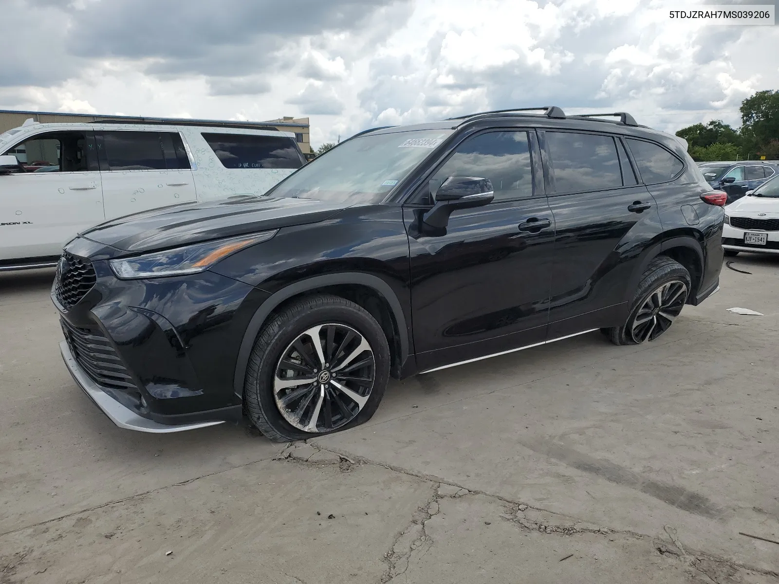 2021 Toyota Highlander Xse VIN: 5TDJZRAH7MS039206 Lot: 64662394