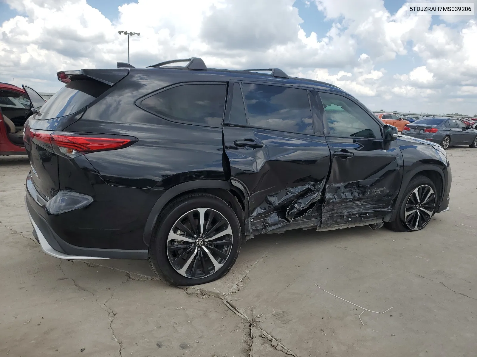 2021 Toyota Highlander Xse VIN: 5TDJZRAH7MS039206 Lot: 64662394