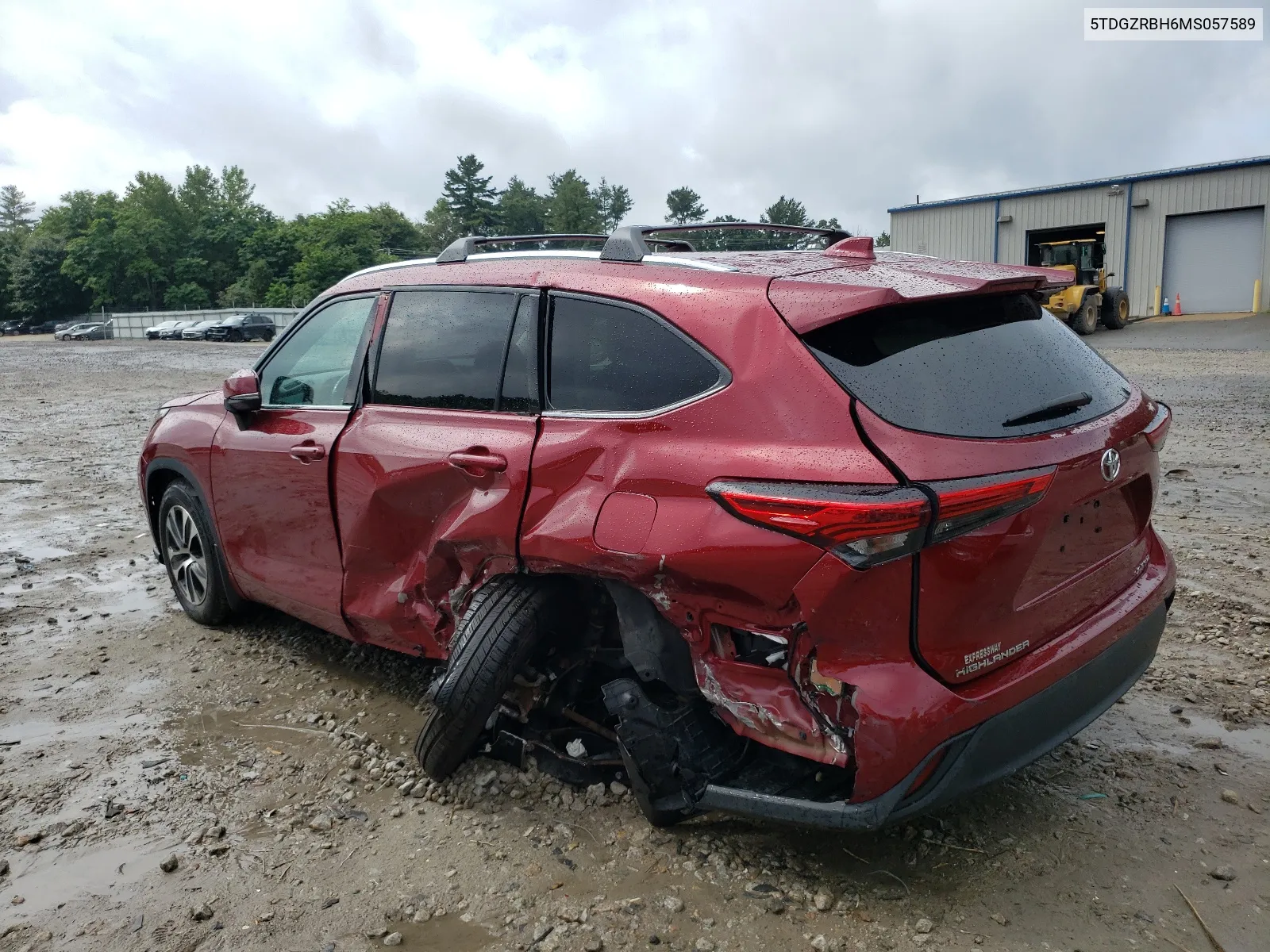 2021 Toyota Highlander Xle VIN: 5TDGZRBH6MS057589 Lot: 65393594