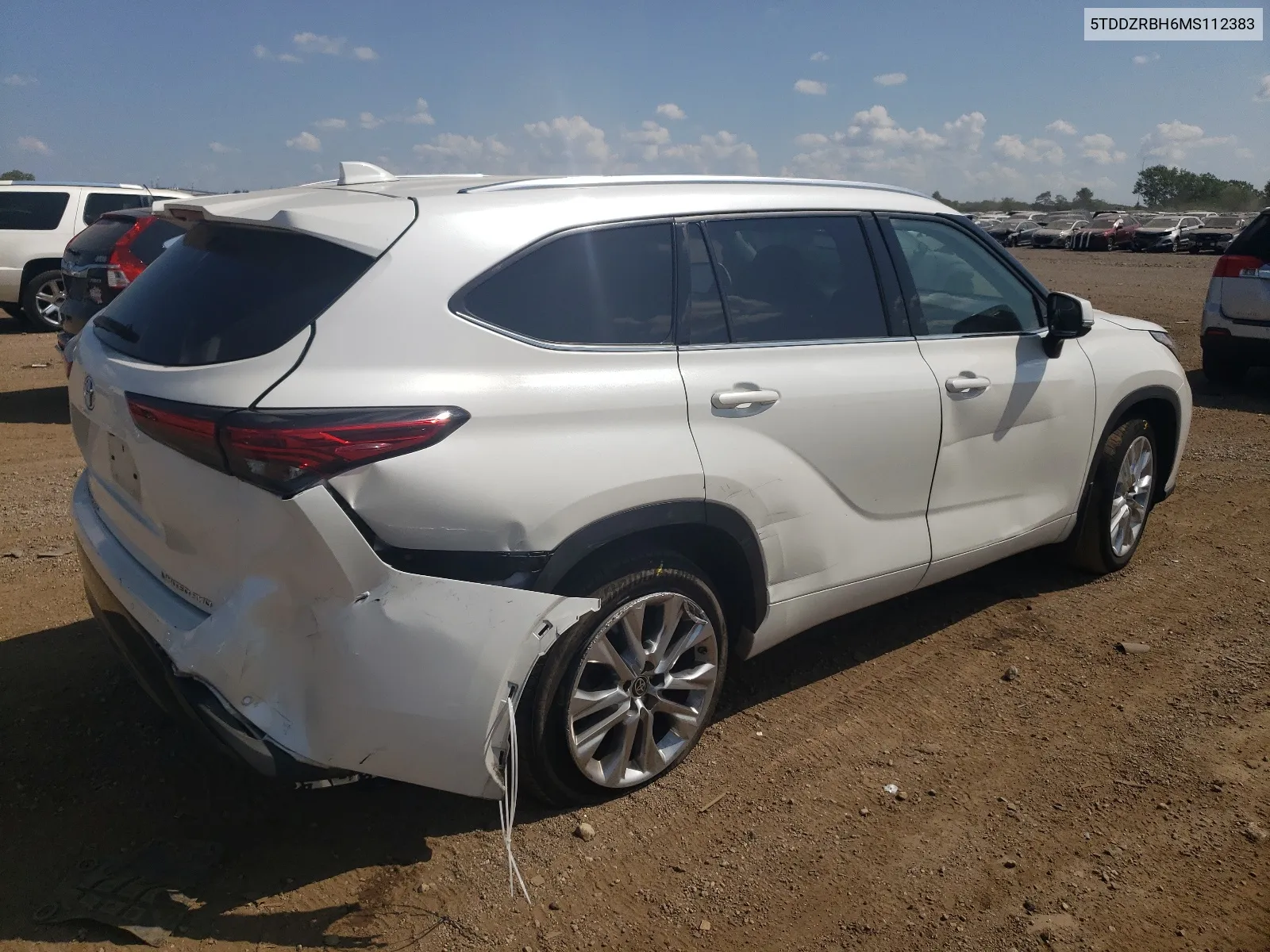 2021 Toyota Highlander Limited VIN: 5TDDZRBH6MS112383 Lot: 66730974