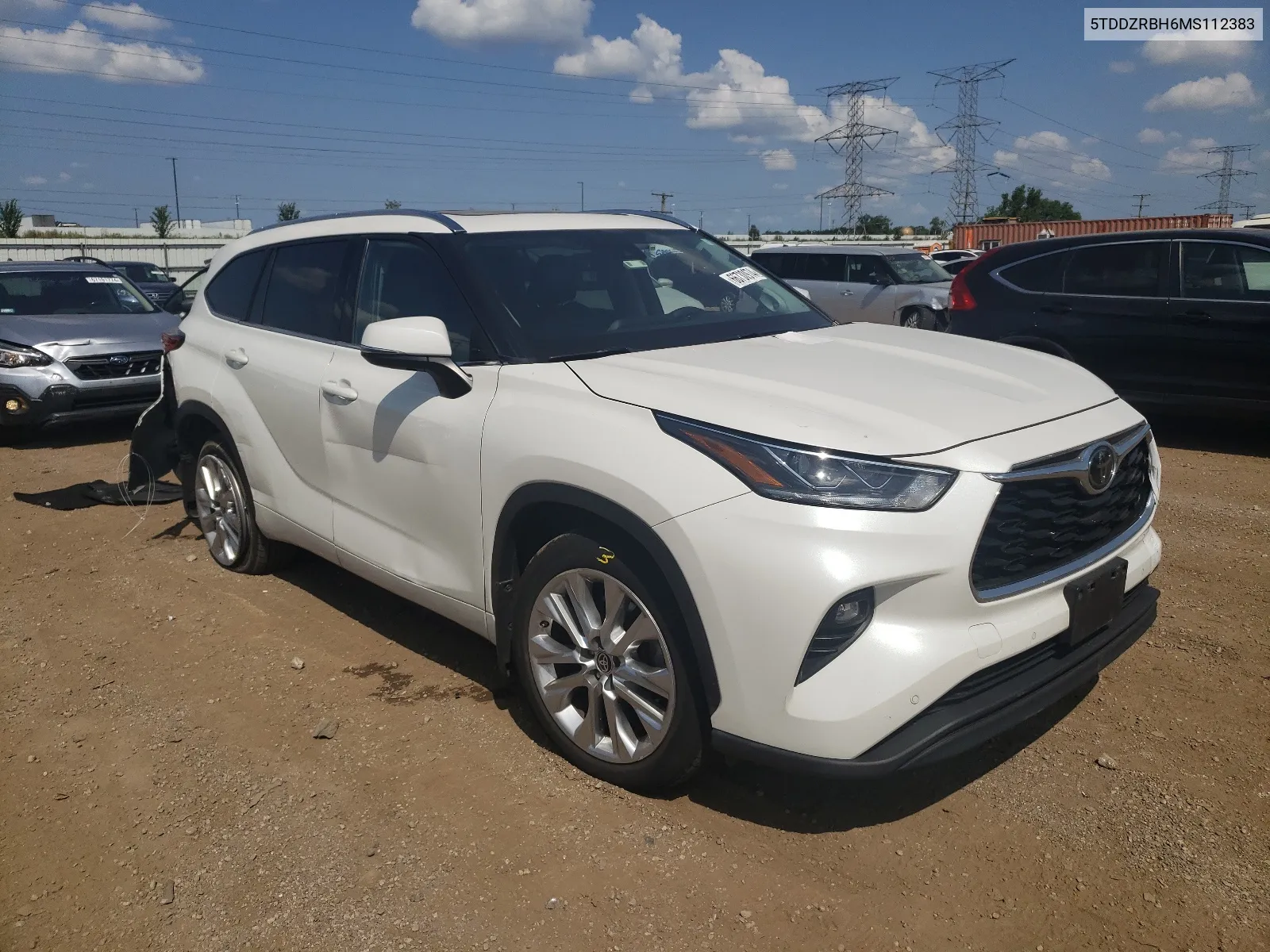 2021 Toyota Highlander Limited VIN: 5TDDZRBH6MS112383 Lot: 66730974