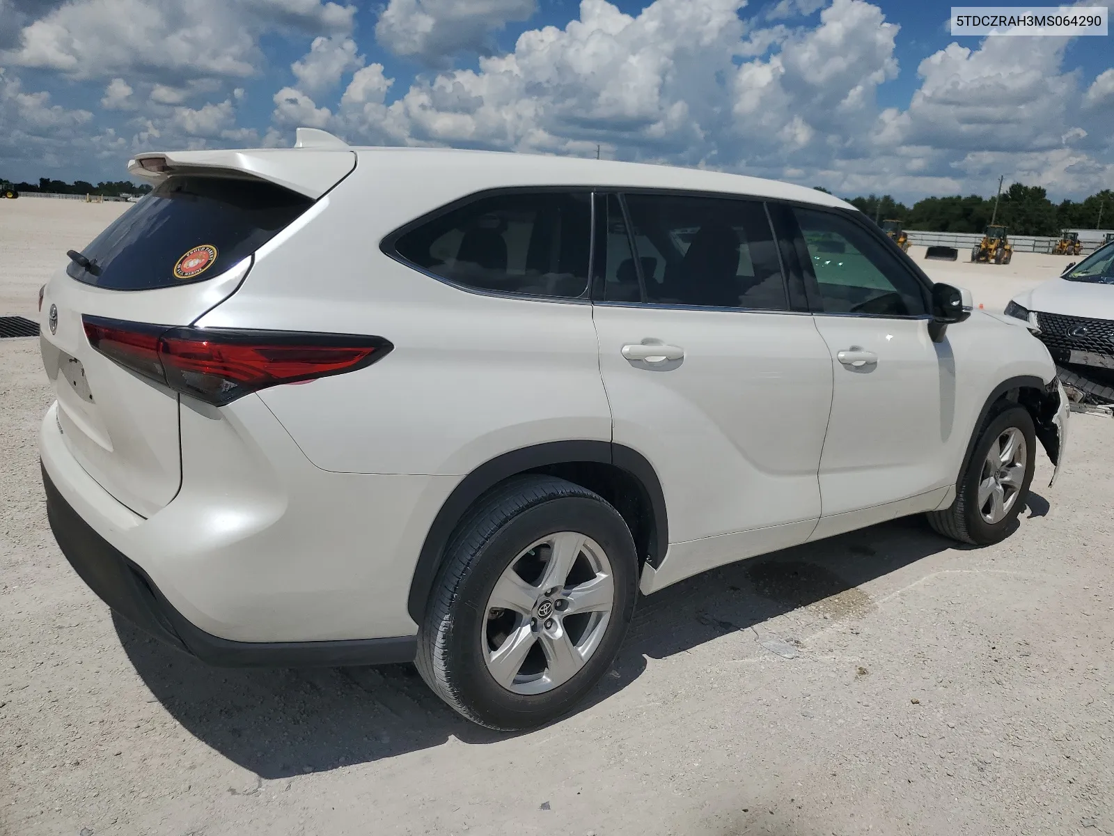 2021 Toyota Highlander L VIN: 5TDCZRAH3MS064290 Lot: 66784634