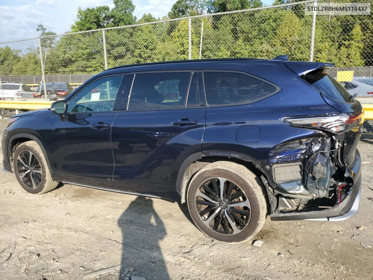 2021 Toyota Highlander Xse VIN: 5TDLZRBH6MS118437 Lot: 66844724