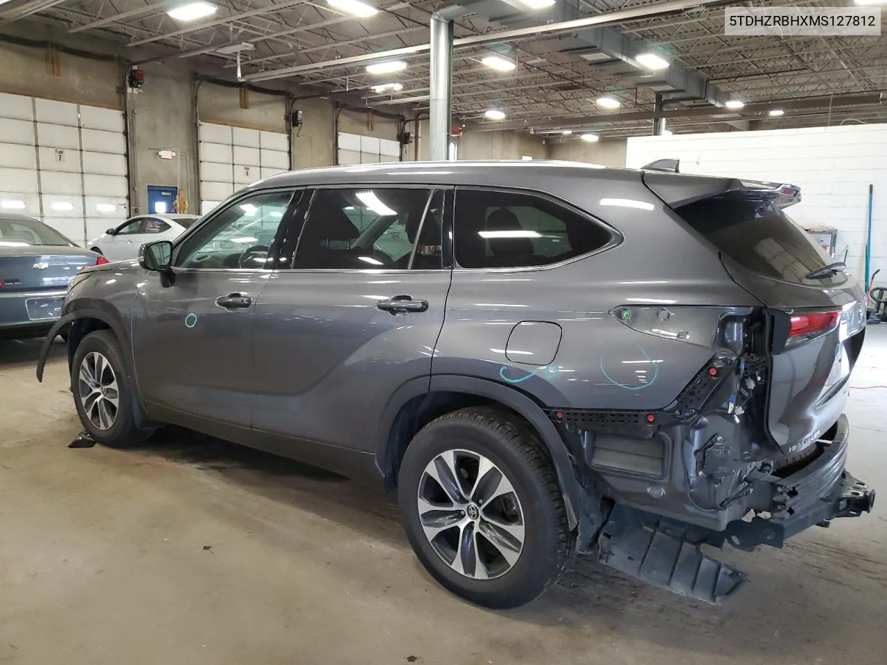 2021 Toyota Highlander Xle VIN: 5TDHZRBHXMS127812 Lot: 66954664