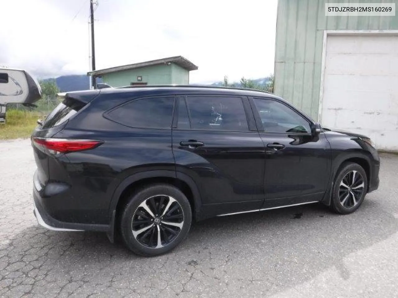 5TDJZRBH2MS160269 2021 Toyota Highlander Xse