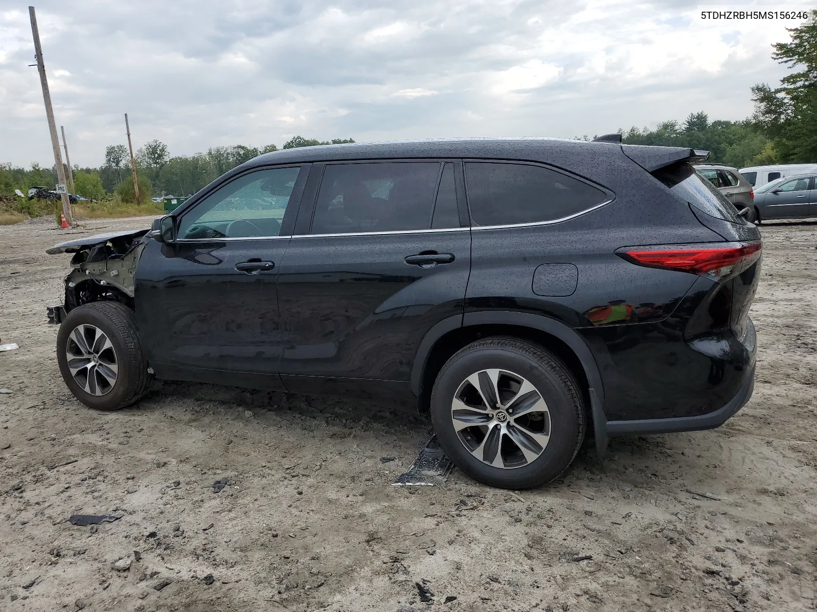 2021 Toyota Highlander Xle VIN: 5TDHZRBH5MS156246 Lot: 67827564