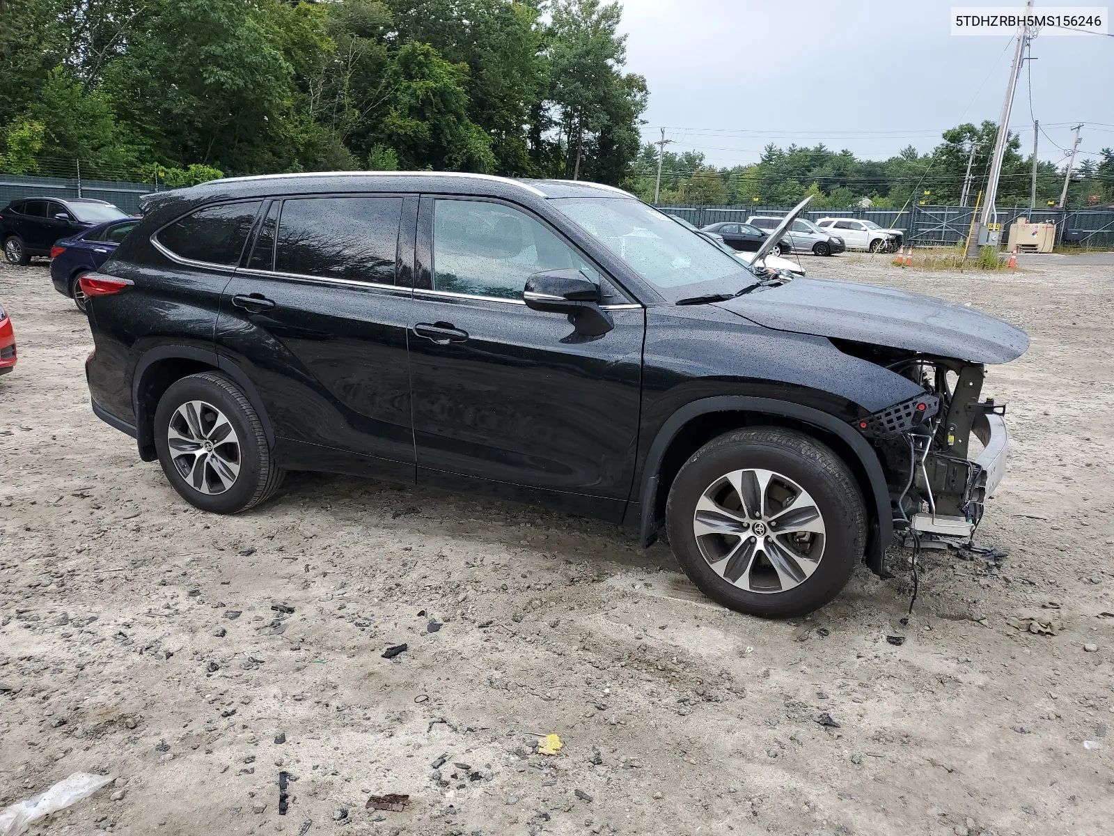 2021 Toyota Highlander Xle VIN: 5TDHZRBH5MS156246 Lot: 67827564