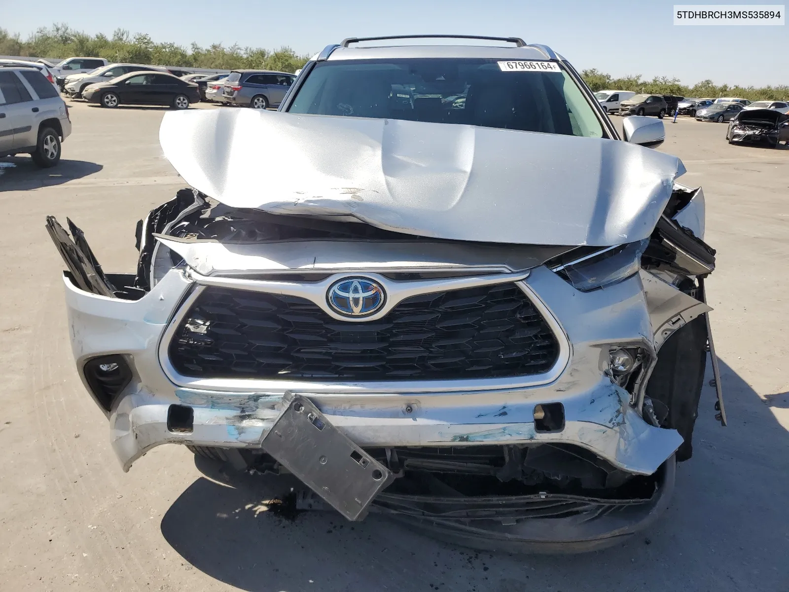 5TDHBRCH3MS535894 2021 Toyota Highlander Hybrid Xle