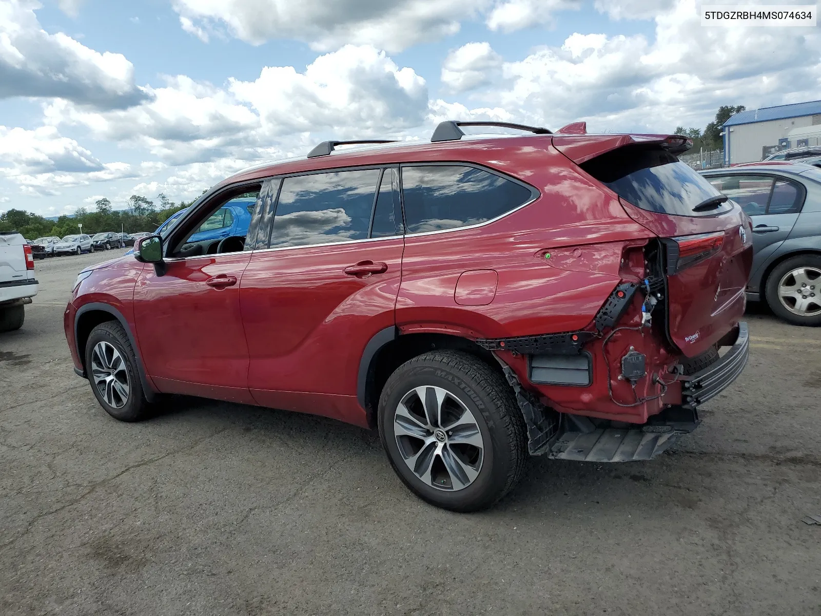 2021 Toyota Highlander Xle VIN: 5TDGZRBH4MS074634 Lot: 68211264