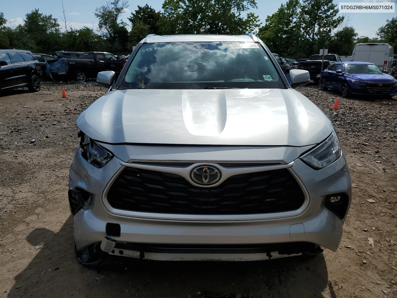 2021 Toyota Highlander Xle VIN: 5TDGZRBH6MS071024 Lot: 68318764