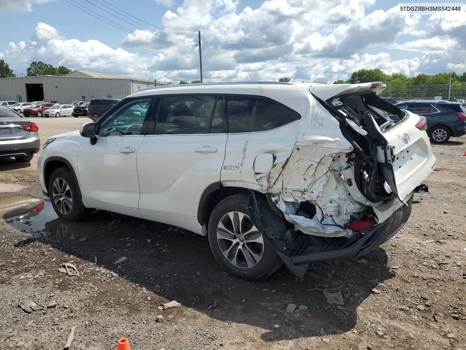 2021 Toyota Highlander Xle VIN: 5TDGZRBH3MS542448 Lot: 68346744