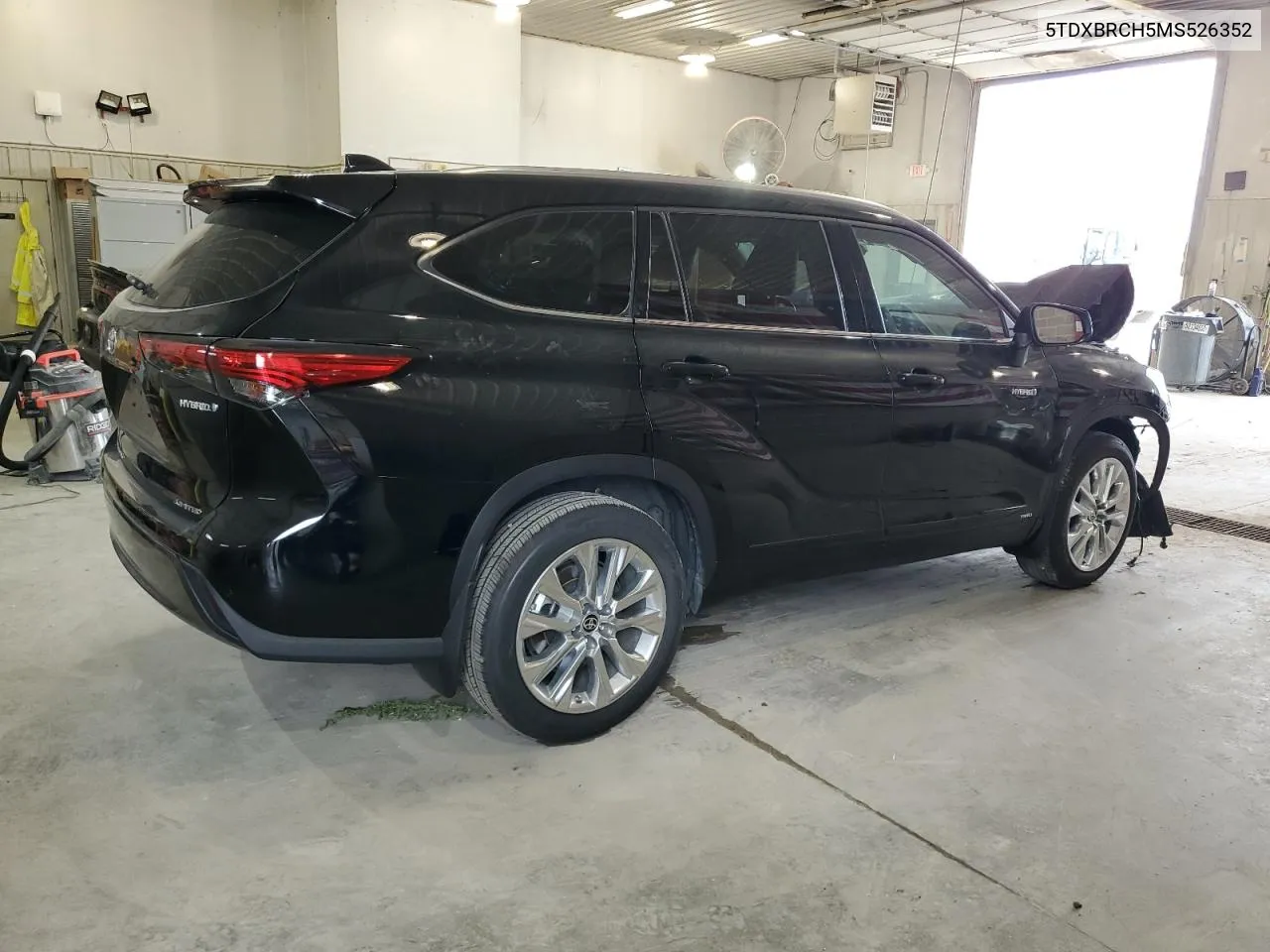 2021 Toyota Highlander Hybrid Limited VIN: 5TDXBRCH5MS526352 Lot: 68559464