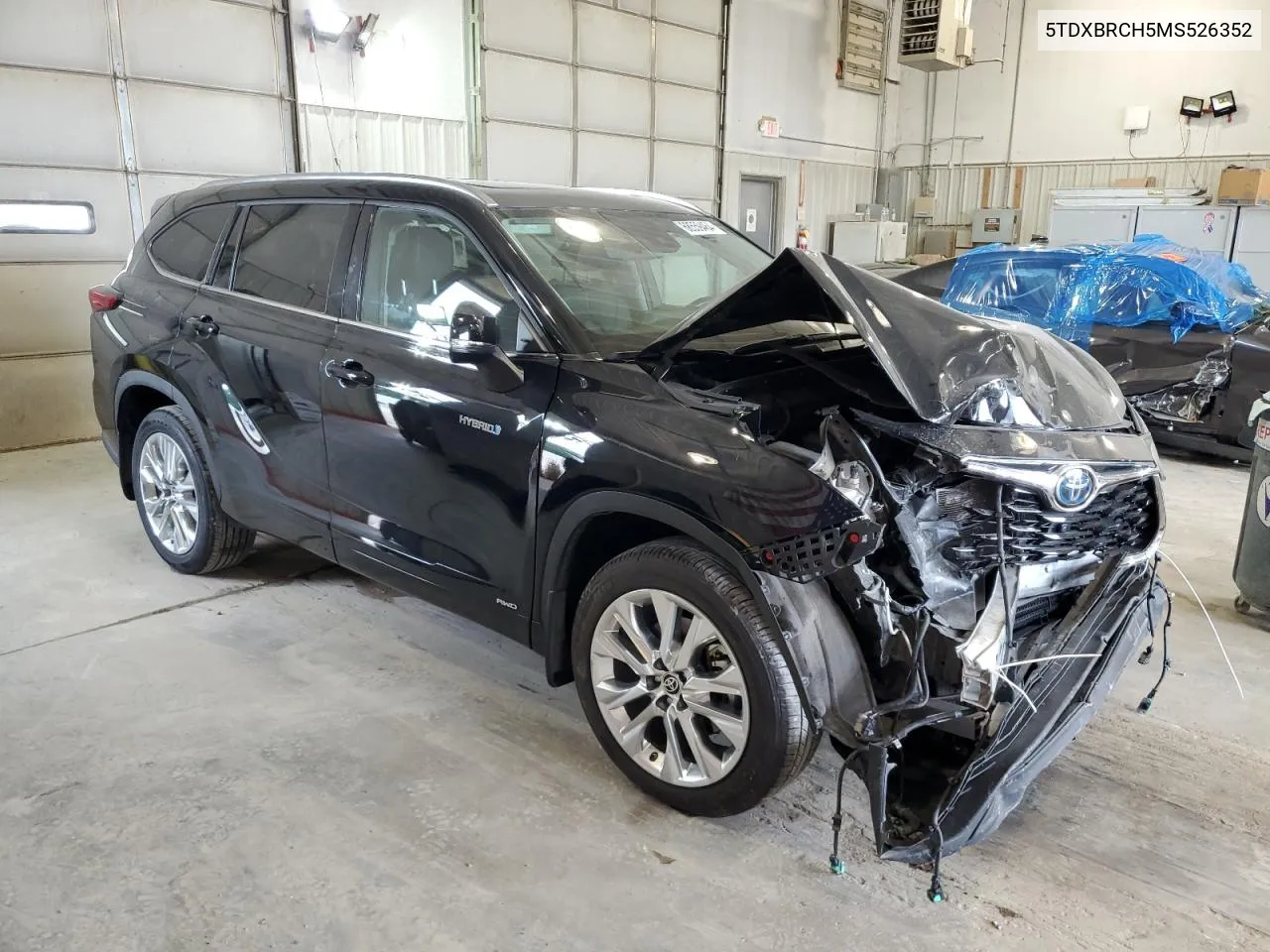 5TDXBRCH5MS526352 2021 Toyota Highlander Hybrid Limited