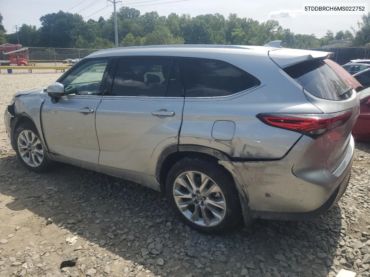 2021 Toyota Highlander Hybrid Limited VIN: 5TDDBRCH6MS022752 Lot: 68594674