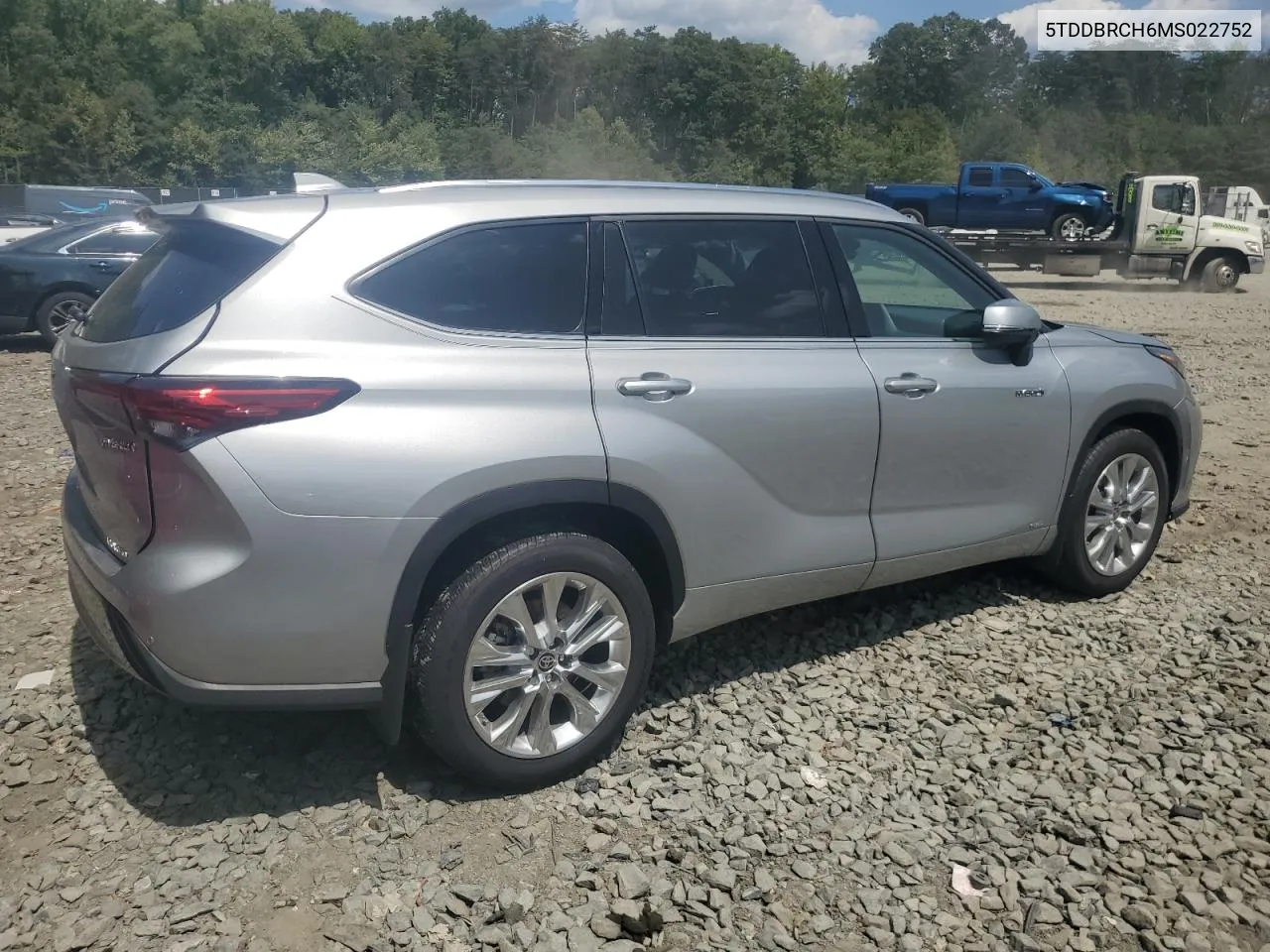 2021 Toyota Highlander Hybrid Limited VIN: 5TDDBRCH6MS022752 Lot: 68594674