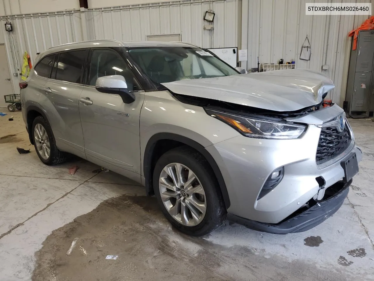 5TDXBRCH6MS026460 2021 Toyota Highlander Hybrid Limited