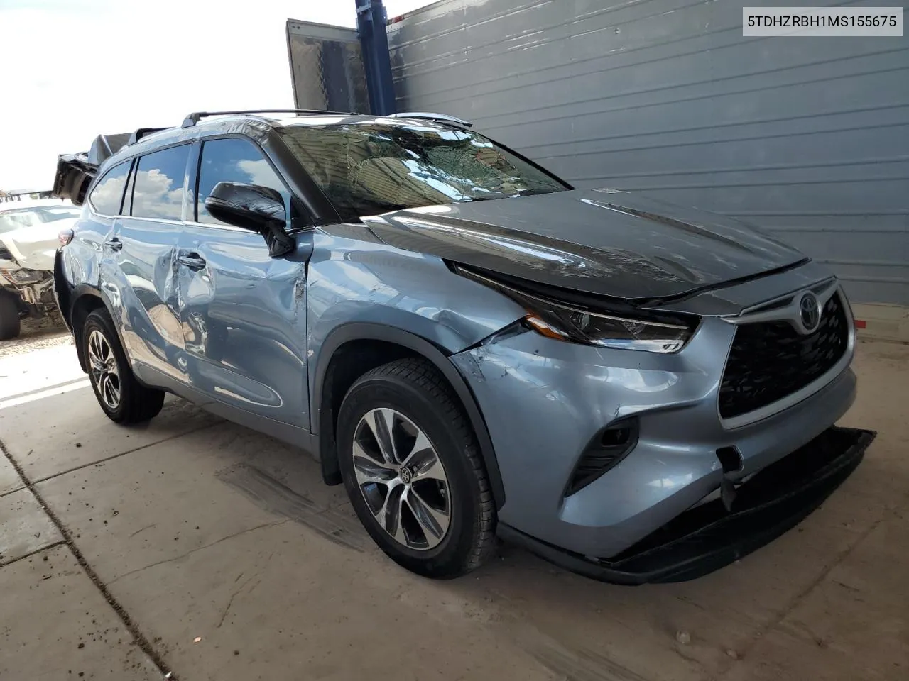 2021 Toyota Highlander Xle VIN: 5TDHZRBH1MS155675 Lot: 68726594