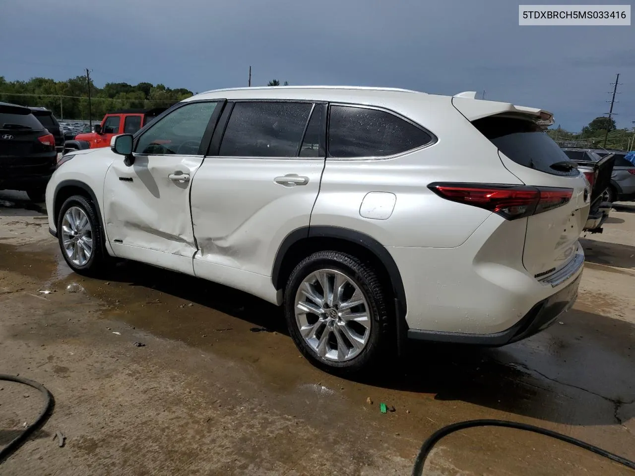 2021 Toyota Highlander Hybrid Limited VIN: 5TDXBRCH5MS033416 Lot: 69011604