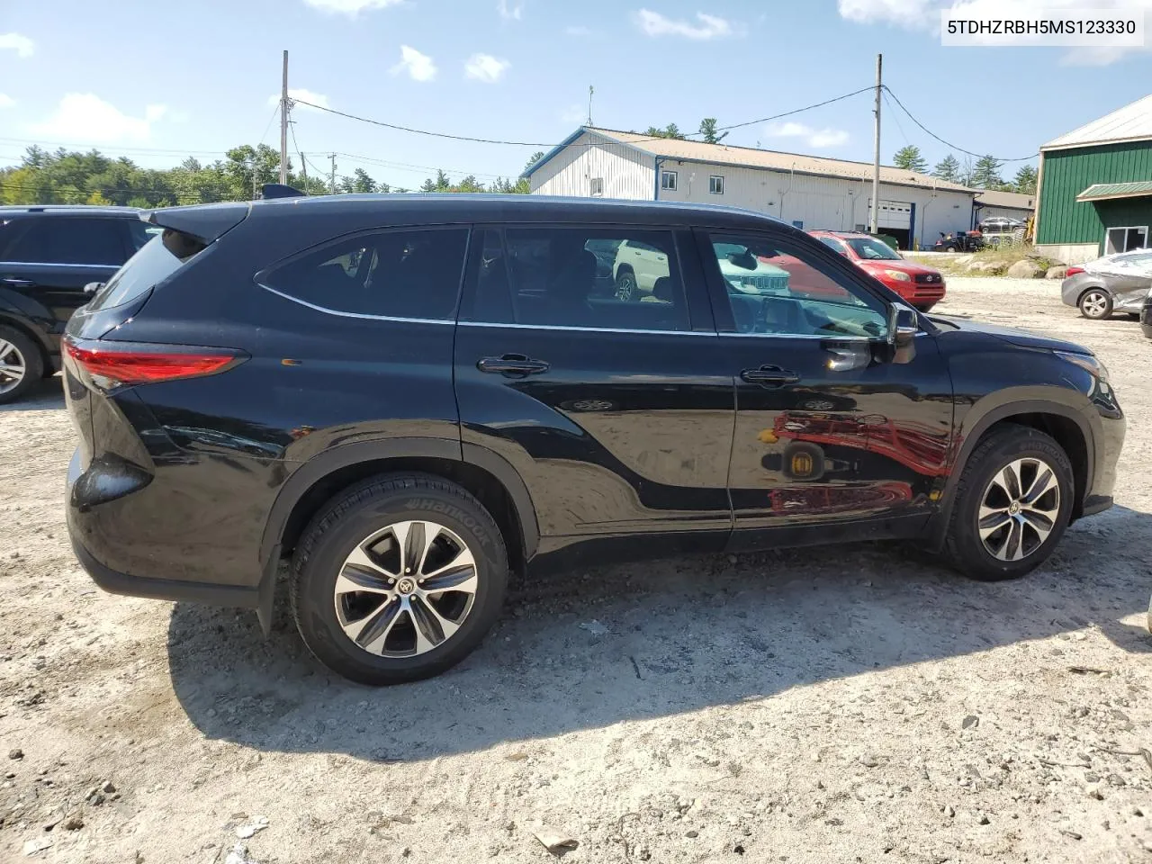 2021 Toyota Highlander Xle VIN: 5TDHZRBH5MS123330 Lot: 69036604