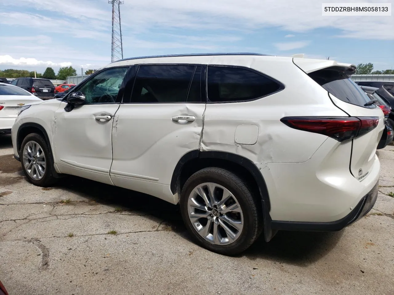 2021 Toyota Highlander Limited VIN: 5TDDZRBH8MS058133 Lot: 69328594