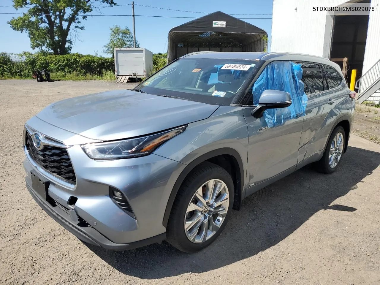 2021 Toyota Highlander Hybrid Limited VIN: 5TDXBRCH2MS029078 Lot: 69486824