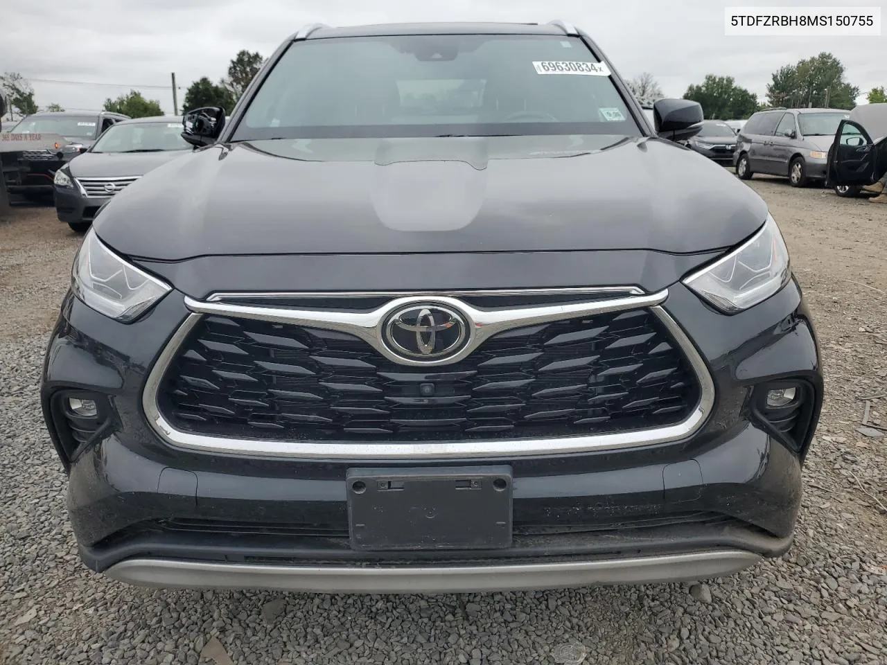 2021 Toyota Highlander Platinum VIN: 5TDFZRBH8MS150755 Lot: 69630834