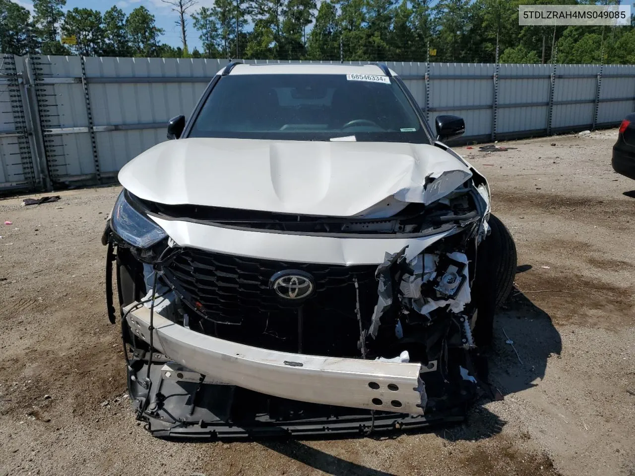 5TDLZRAH4MS049085 2021 Toyota Highlander Xse