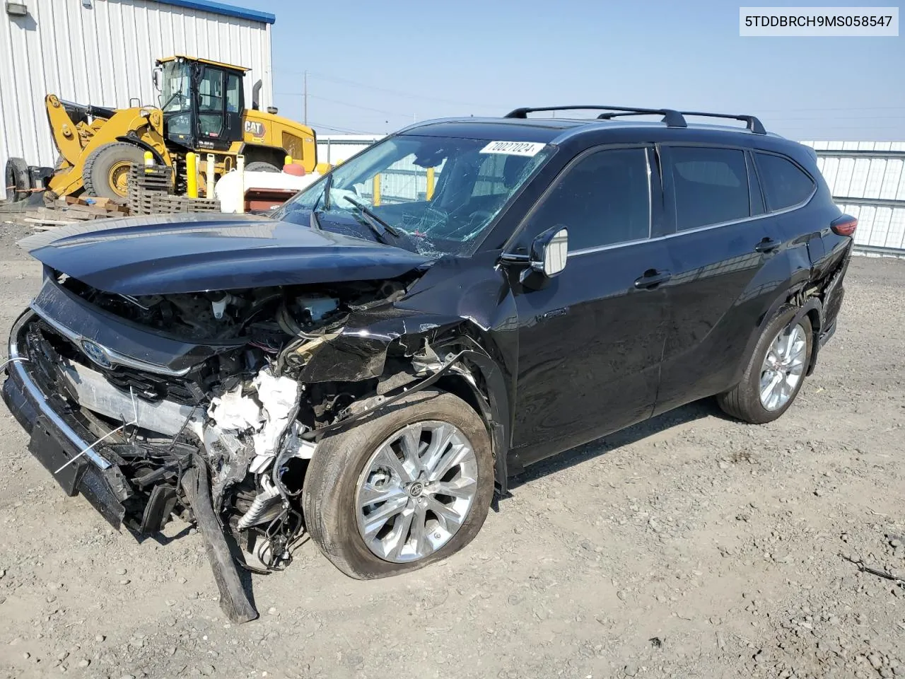 5TDDBRCH9MS058547 2021 Toyota Highlander Hybrid Limited